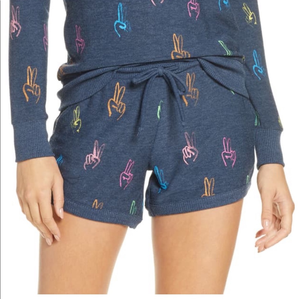 Chaser peace sign shorts